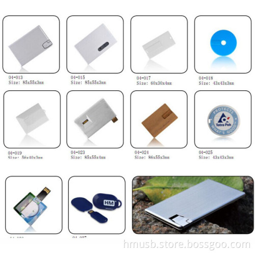 custom personalised credit card size usb